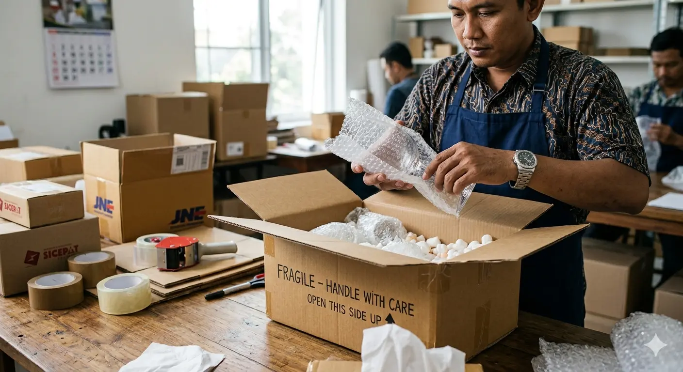 7+ Tips Kirim Barang Pecah Belah, Cara Packing Aman Agar Tidak Hancur