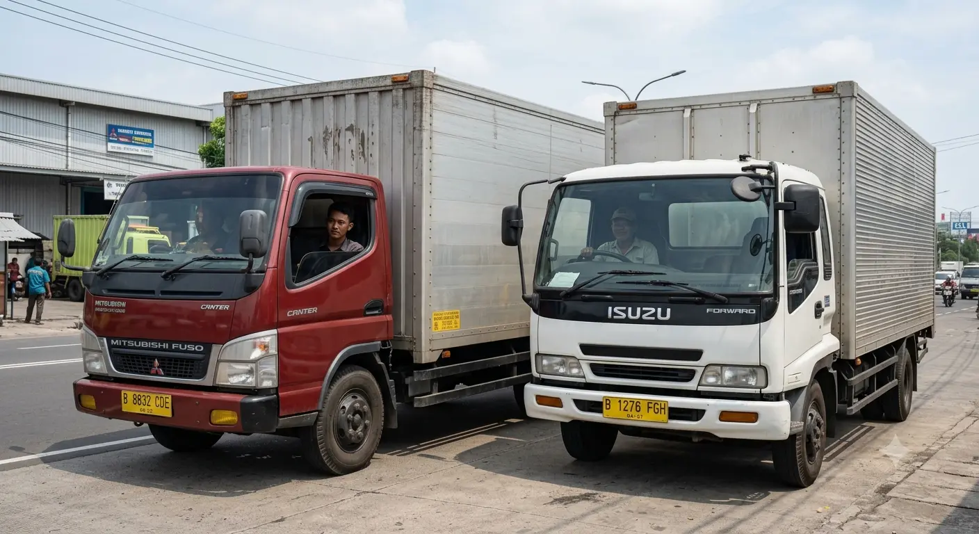 Sewa Truk Engkel vs FUSO: Cek Tarif dan Cara Hitung Biayanya