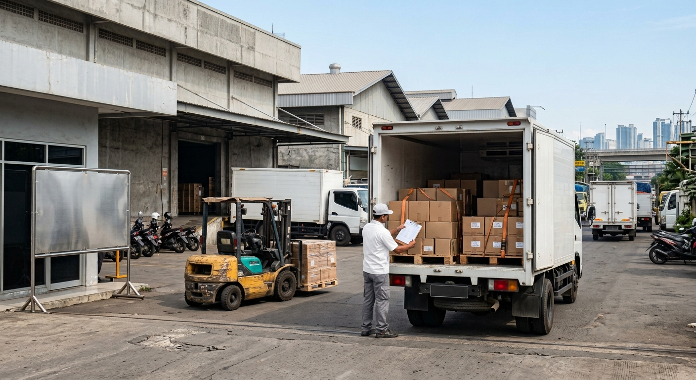 Sewa Truk CDD Jakarta Sistem Charter FTL dengan Harga All In